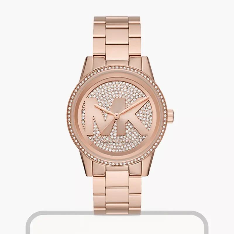 Michael Kors Oversized Ritz Rose Gold Ladies Watch- MK6863